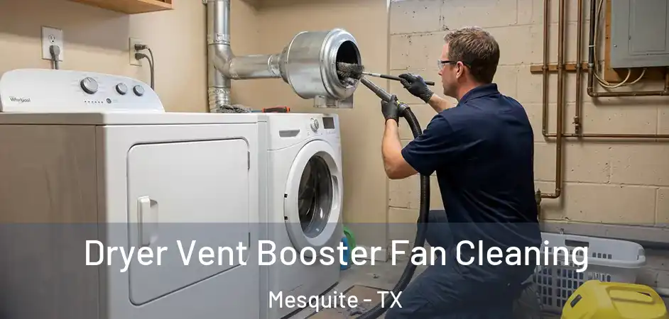 Dryer Vent Booster Fan Cleaning Mesquite - TX