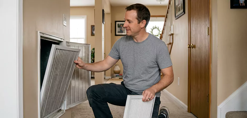 AC Air Filter Replacement in Mesquite, TX