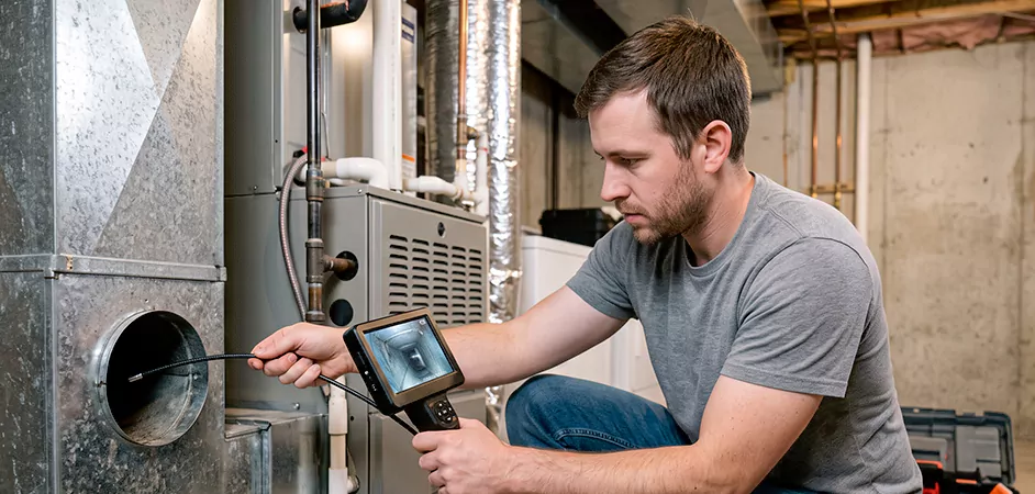 Air Duct Camera Inspection in Mesquite, TX