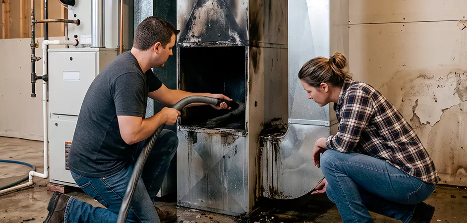 Fire and Flood Duct Restoration in Mesquite, TX