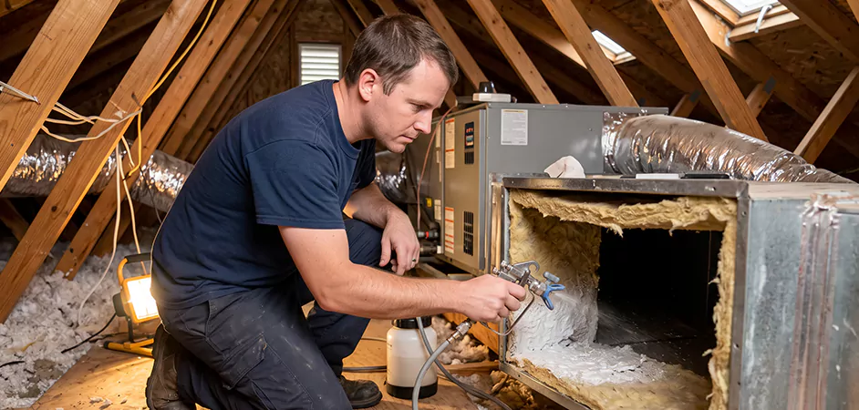 Duct Liner Encapsulation in Mesquite