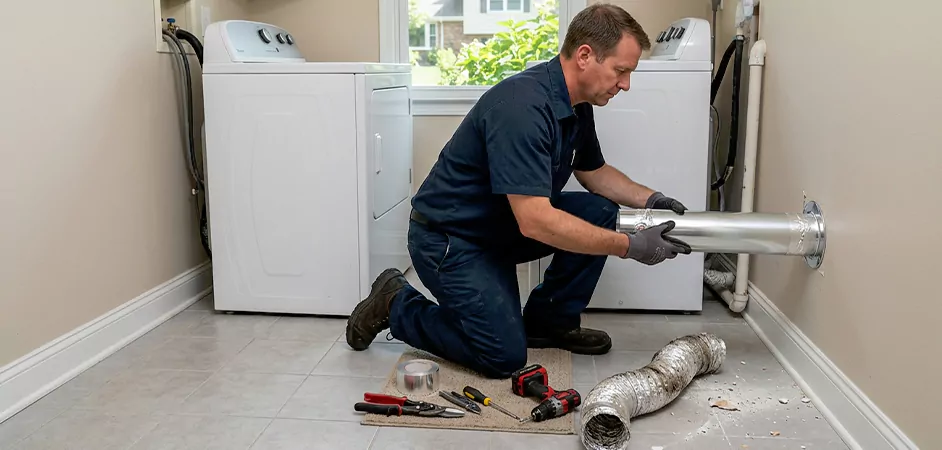 Dryer Vent Replacement in Mesquite