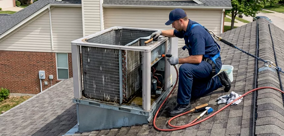 Rooftop Unit Cleaning in Mesquite