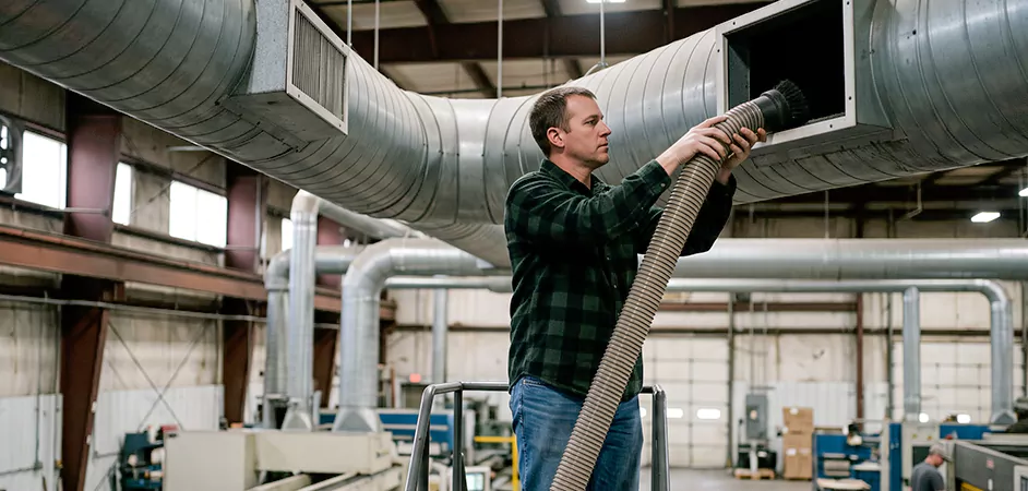 Post-Construction Duct Cleaning in Mesquite