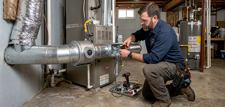 Booster Fan Installation in Mesquite
