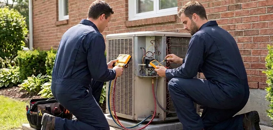 Heat Pump Inspection in Mesquite