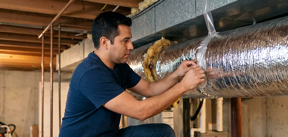 Duct Insulation Upgrade in Mesquite