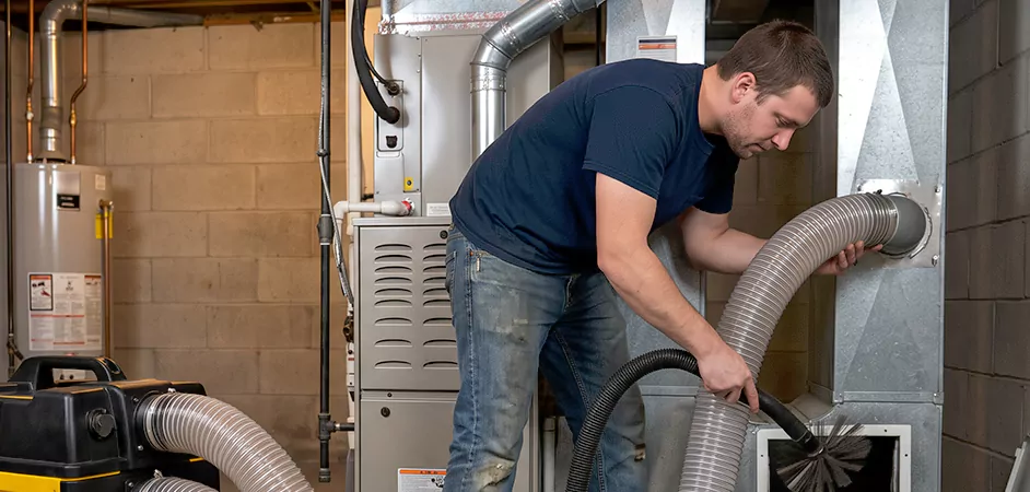 Negative Pressure Duct Cleaning for Large and Long Duct Systems in Mesquite